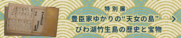 特別展 豊臣家ゆかりの“天女の島”―びわ湖竹生島の歴史と宝物