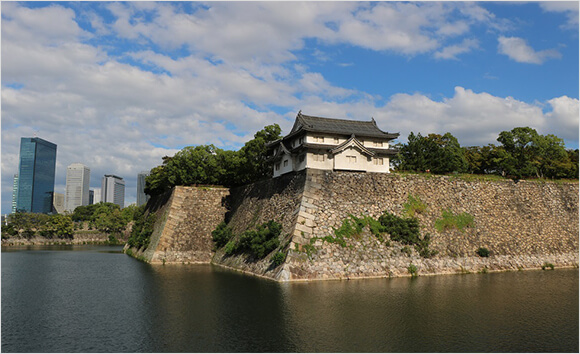 乾櫓・千貫櫓・北外堀・西外堀