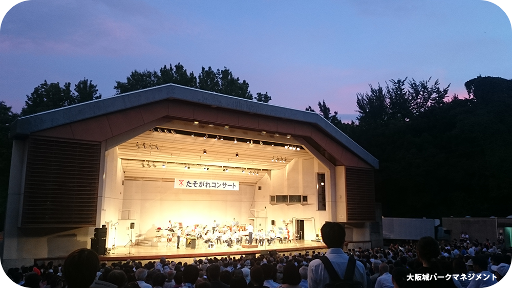 大阪城音楽堂 コンサート風景